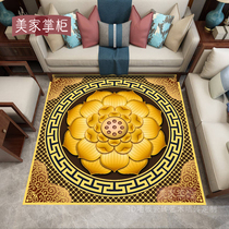 Buddha hall dedicated to the temple lotus shaped floor tiles entrance hall living room entrance Chinese rosette mosaic tiles