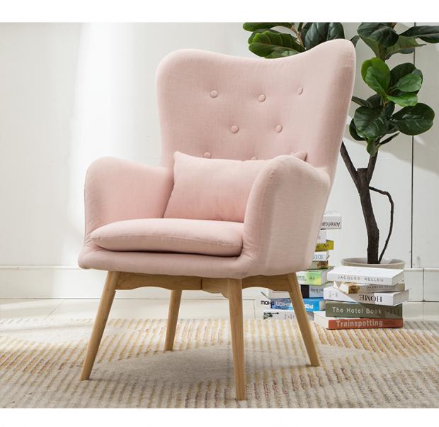 Scandinavian hiện đại beanbag nhỏ gọn ghế phòng ngủ nhỏ người duy nhất phòng khách giản dị vải sofa thay đồ ghế ban công - Ghế sô pha sofa da