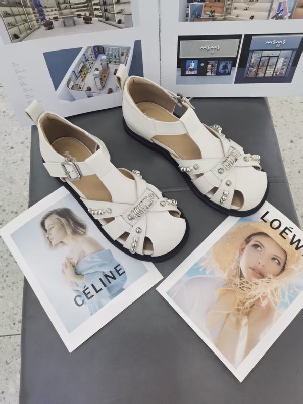 Masha Masuo 2026 Summer New Style Roman Sandals Pig Cage Sandals 6510-8.