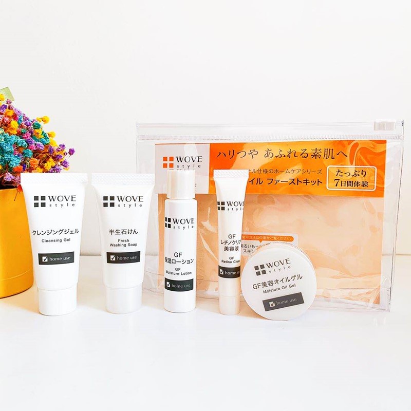 Japanese Academy Line Products WOVE 7th Experience Travel Loading Makeup Wash Face Cream Liqueur Makeup Water Essence Face Cream