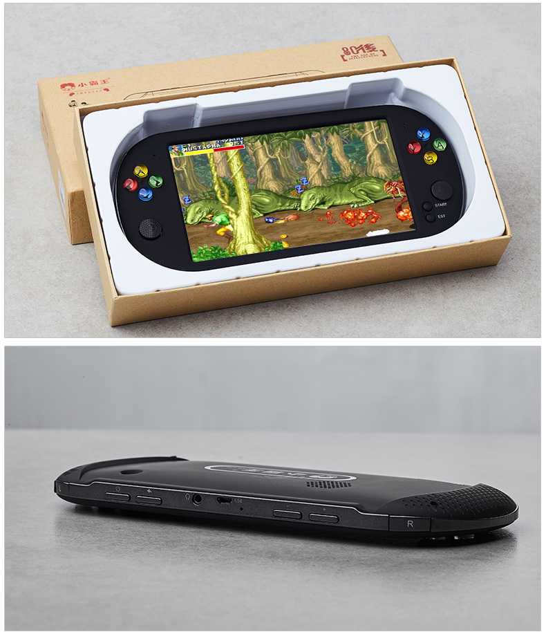 Máy chơi game Xiaobawang PSP cầm tay Q700 hoài cổ FC màn hình lớn máy chơi game cầm tay mini máy GBA trẻ em - Kiểm soát trò chơi tay cầm chơi fifa online 4