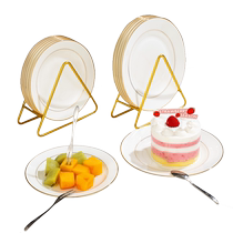 Ceramic household bone spitting dish set dining table garbage bone plate bone china fruit snacks dried fruit snacks snack plate