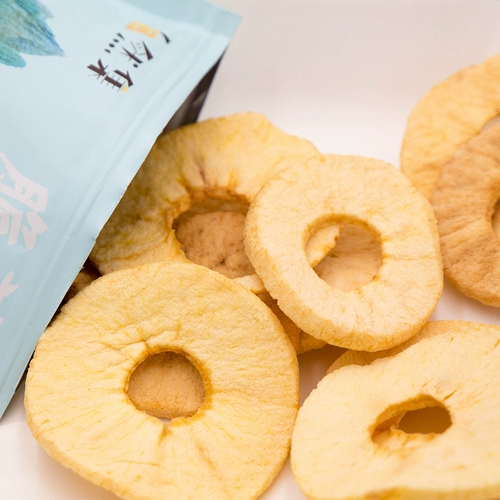 Оценка папы обезвоженного яблока Crispy Apple 25 г/сумка одна сумка = 3 яблока