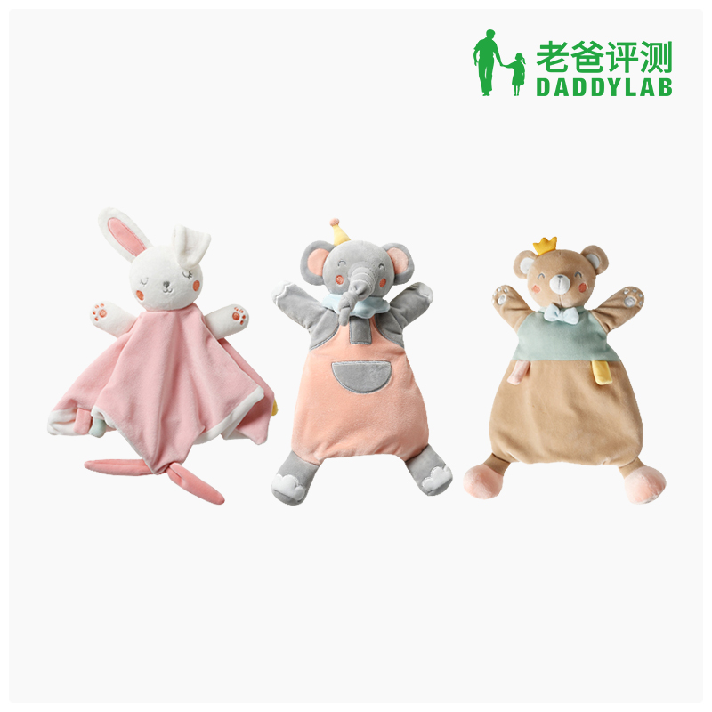 (Factory delivery)Dad evaluation Baby soothing toys Soothing towel sleeping hand puppet Plush toys can be imported