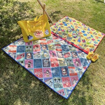 Full 38-day single waterproof and moisture-proof picnic mat outdoor portable ultra-light foldable mat children climbing mat