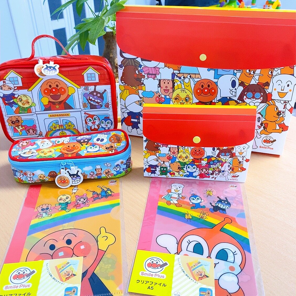 Day Single-sided Pack Bean Superman Children Pen Bag Hand Lead Pencil Case Stationery Documents Documents Collection Bag Containing Clip