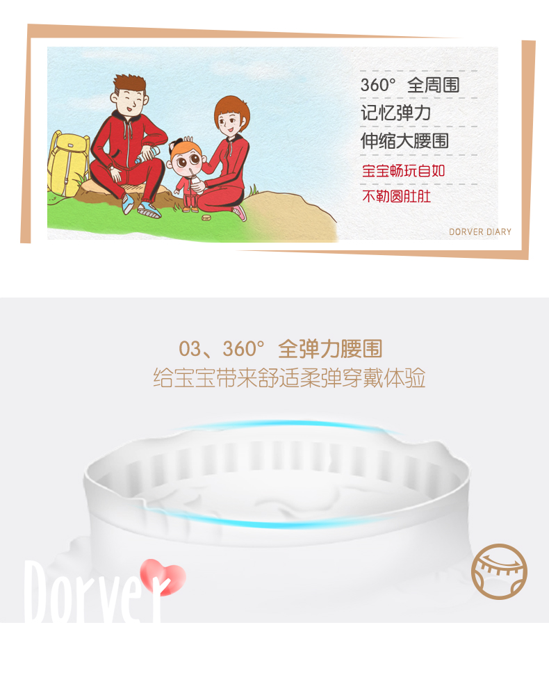 Yêu bé siêu mỏng dây kéo tã khô và thoáng khí M L XL XL XL tã trẻ em - Tã / quần Lala / tã giấy bỉm elibell