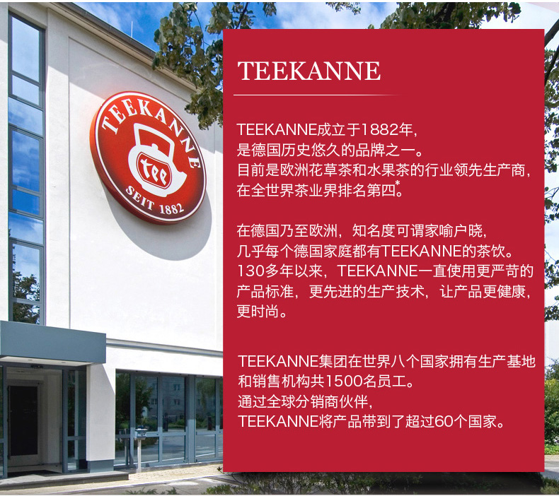 欧洲最大花草水果茶 德国百年品牌 Teekanne 草莓&覆盆子 水果茶 2.5g*20袋 图17