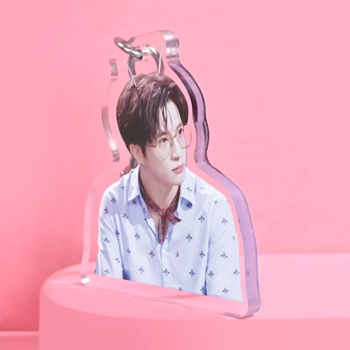 Прозрачный брелок, чемодан, рюкзак, цепь, акриловая подвеска