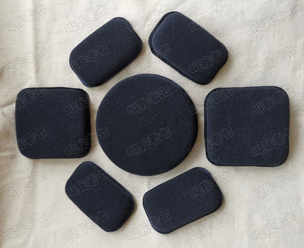 MICH Safety Helmet Complete Inner Lining Sponge Pad Thermo-Fit Crafts Sponge Bag Black Military Safety Helmet Revamp