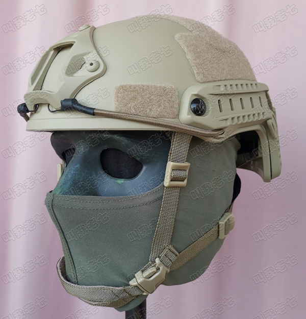 Fast Resin Tactical Gaming Helmet (Head-Loc RS-X Suspension Version) Military Fan Riding Helmet Sand