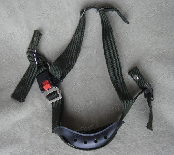 02B training helmet three-point chin strap D (soft plastic bowl holder) military fan collection transformation helmet wind belt chin strap