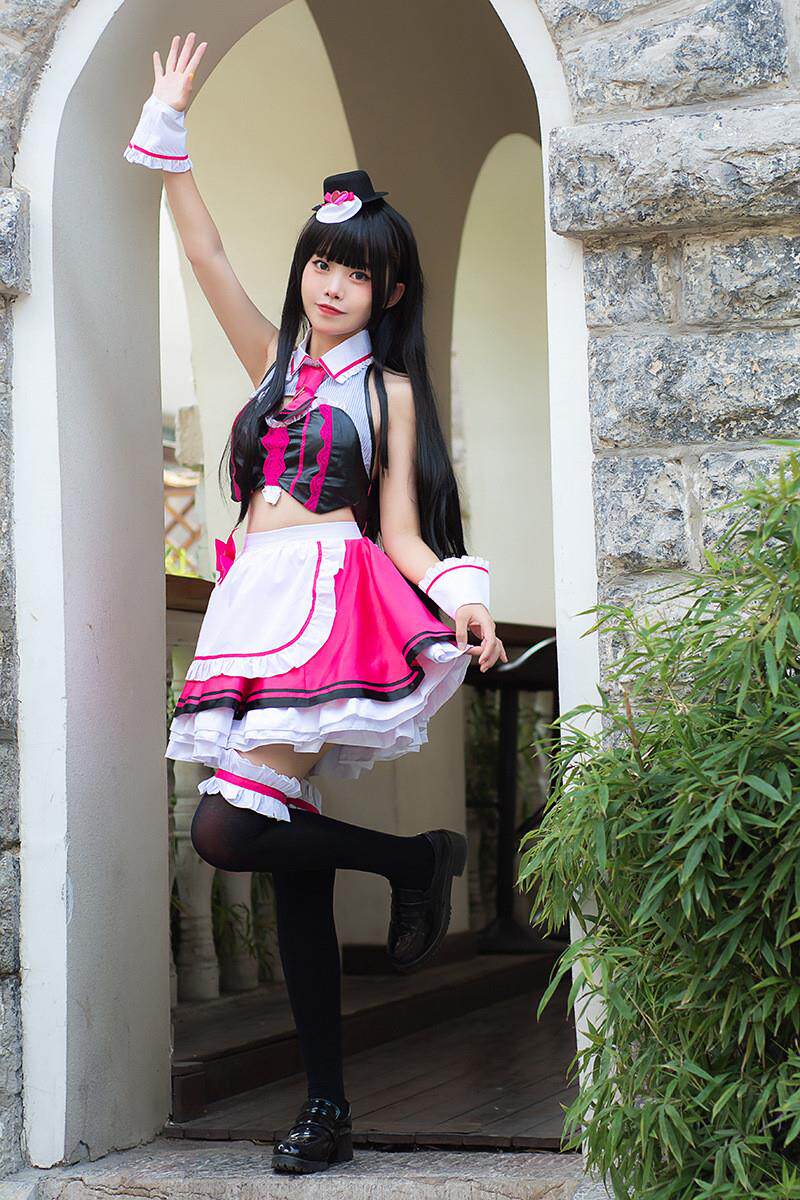 jk制服加工定制 fate fgo远坂凛cosplay服saber玛修情人节街头巧克力女仆装制服