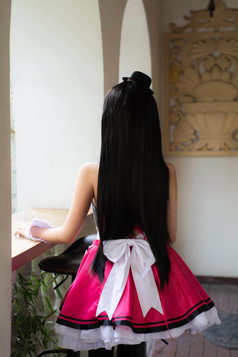 jk制服加工定制 fate fgo远坂凛cosplay服saber玛修情人节街头巧克力女仆装制服