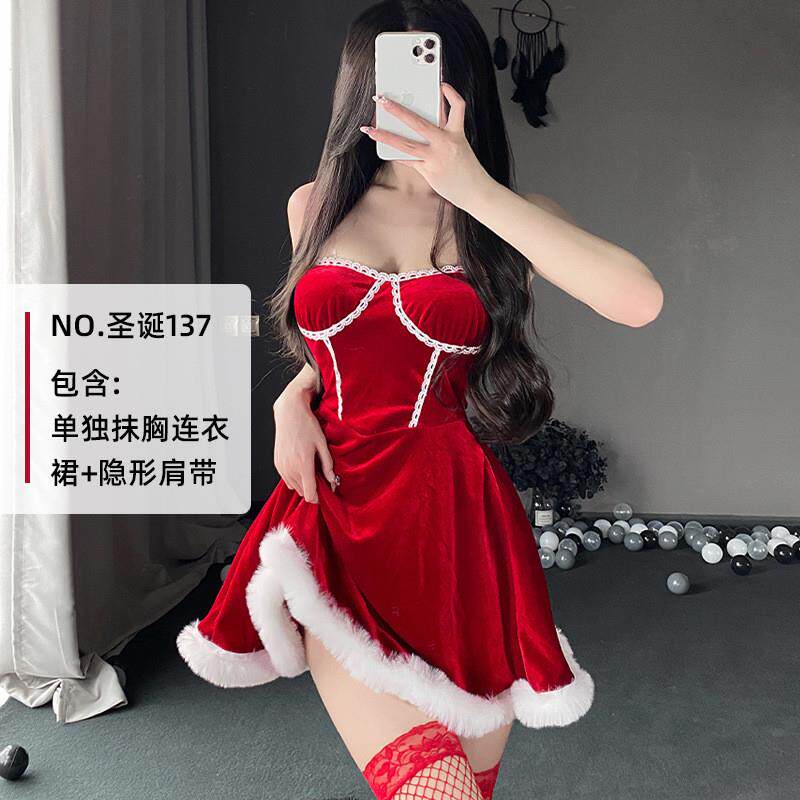 jk制服加工定制 圣诞节服装成人女小麋鹿圣诞节日派对装扮圣诞老人套装cos舞台服