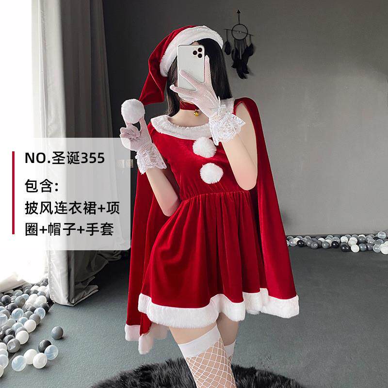 jk制服加工定制 圣诞节服装成人女小麋鹿圣诞节日派对装扮圣诞老人套装cos舞台服