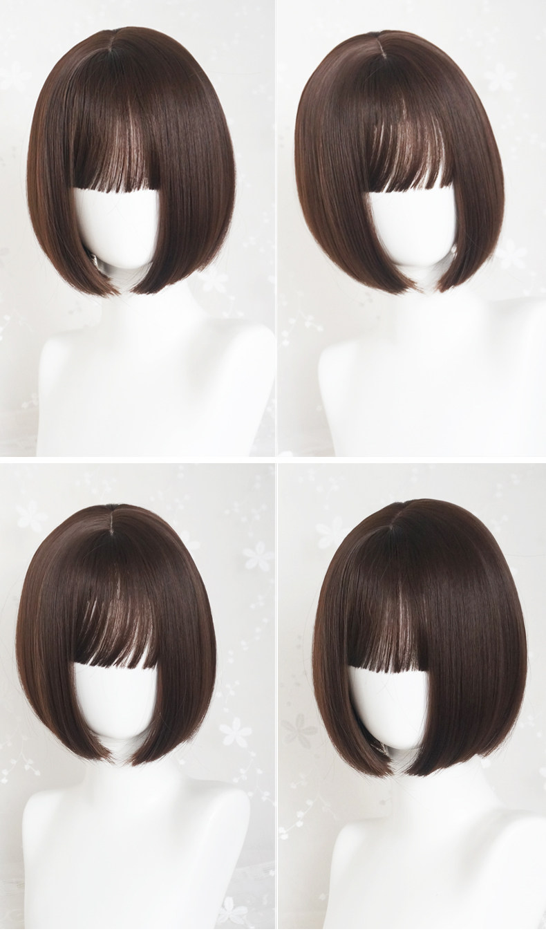 Perruque MEILIFANG    cheveux raides Court - Ref 2607650 Image 23