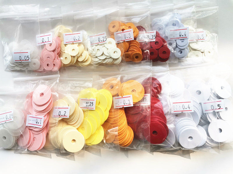 Leyun piano accessories, piano key paper ring, ring, key washer, paper washer, a pack of about 100 pieces