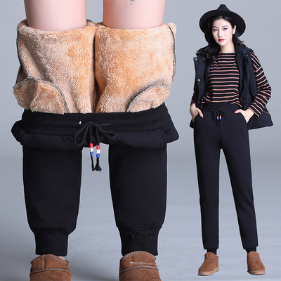 【百人验货】金丝绒双面绒女休闲裤