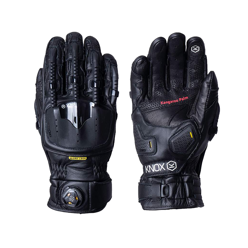 British KNOX mechanical exoskeleton motorcycle locomotive rider riding equipment racing carbon fiber men anti-drop gloves