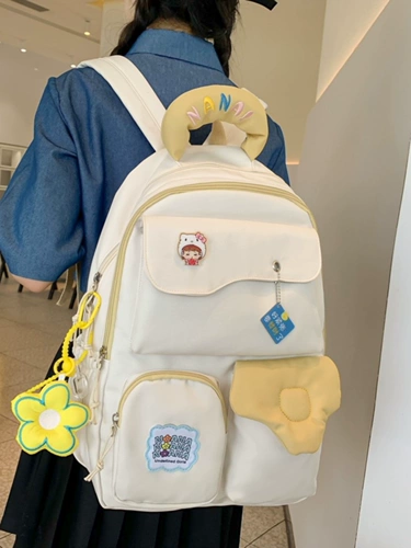 Вместительный и большой школьный рюкзак, свежая небольшая сумка, Гонконг