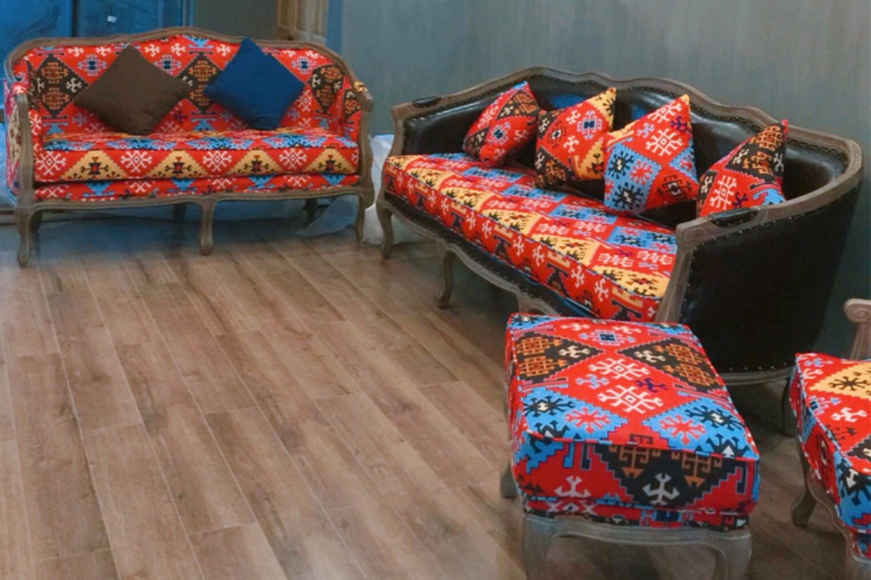 American gỗ nước sofa vải single đôi ba retro phong cách châu Âu căn hộ nhỏ ghế sofa phòng khách - Ghế sô pha ghế sofa nỉ