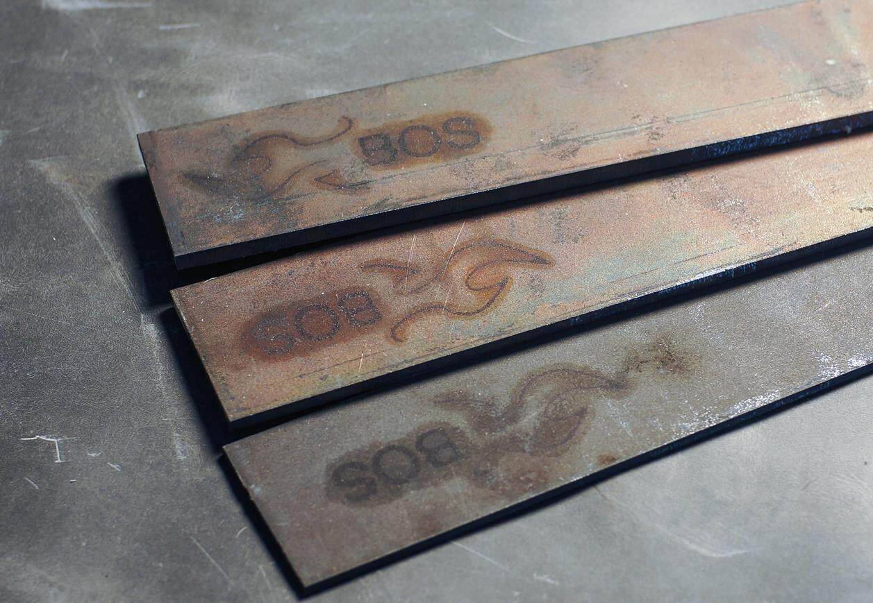 CPM 154CM Powder stainless steel USA BOS heat treatment kitchen knife material 1 5 2 5 3 5mm thickness