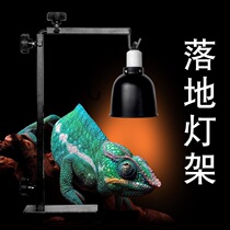 Crawler floor lamp rack Climbing pet tortoise metal floor lamp rack telescopic lamp holder sun lamp stand Sun back lampshade