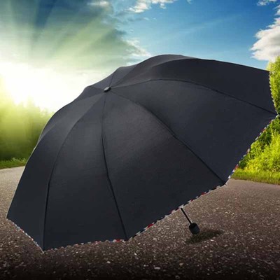 全自动雨伞折叠开收大号双人三折防风男女加固晴雨两用学生加大号