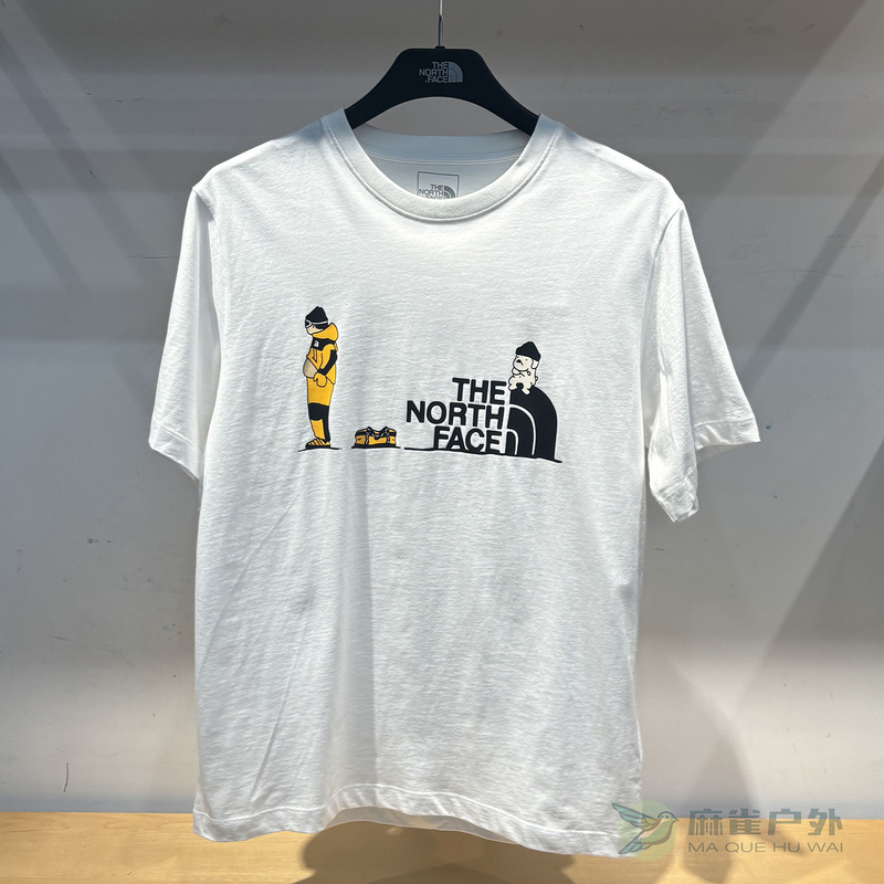 Spring and Summer Special Offer Thenorthface Outdoor Unisex Couple Short-Sleeved Pure Cotton Round Neck T-Shirt 8Hne
