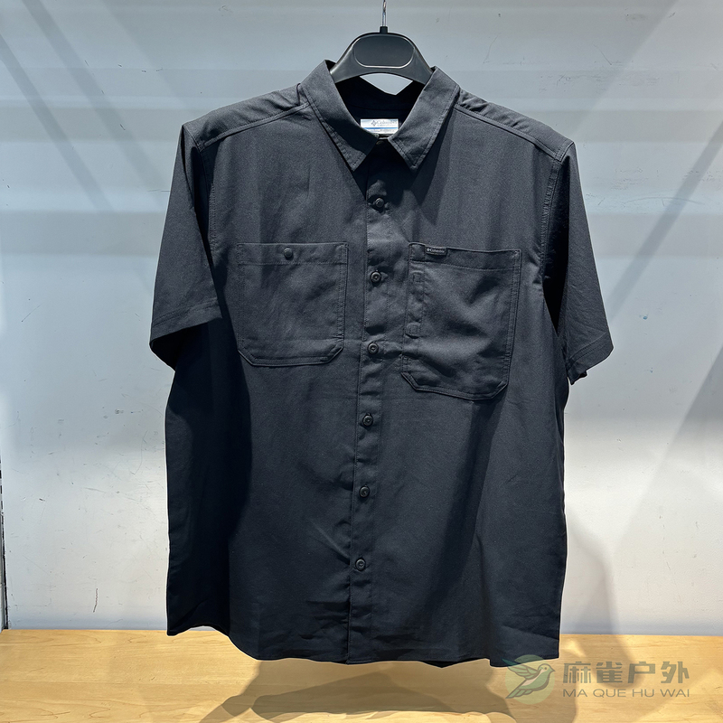 26 Spring and Summer New Columbia Outdoor Men's Upf100 Sun Protection Quick-Drying Lapel Shirt Ae3556