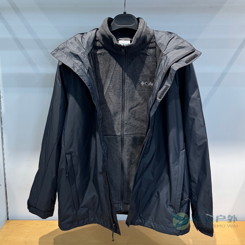 26 New Autumn and Winter Columbia Outdoor Men's Waterproof Fleece Three-In-One Jacket We6690