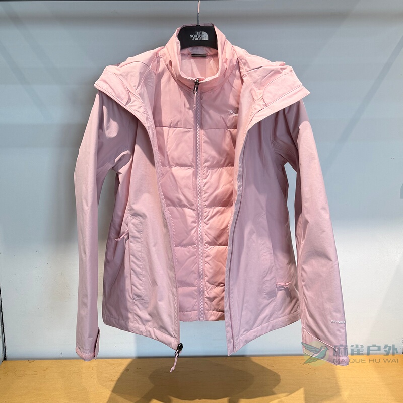 26 New Autumn and Winter Models Thenorthface Women's Windproof and Waterproof Goose down Liner Three-In-One Jacket 8P0E 26 New Autumn and Winter Models Thenorthface Women's Windproof and Waterproof Goose down Liner Three-In-One Jacket 8P0E