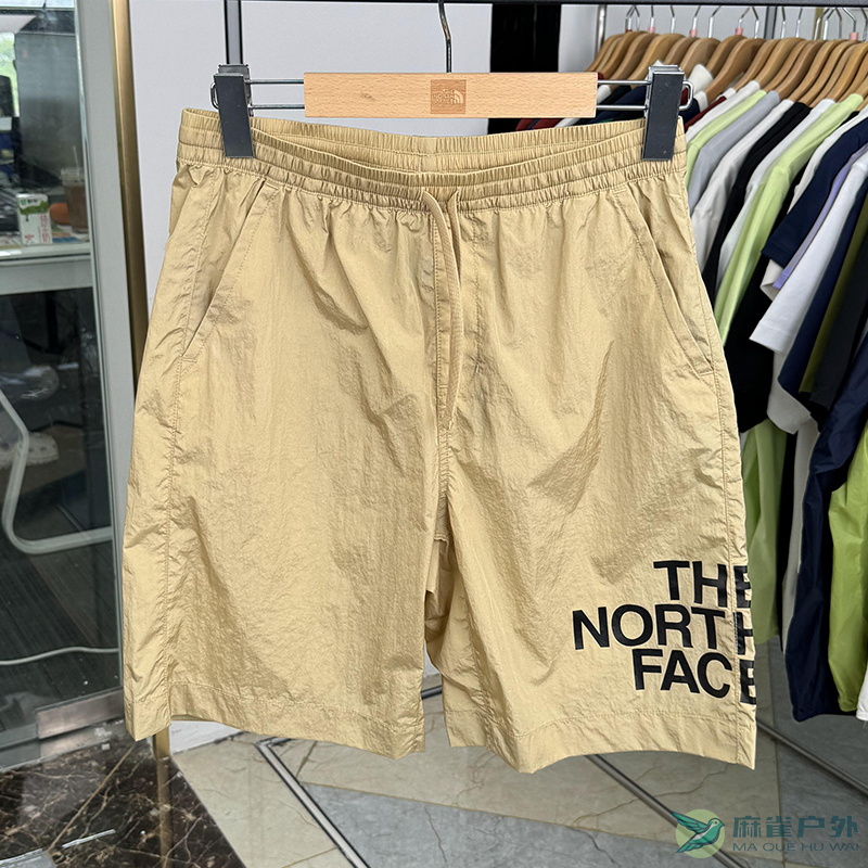 Spring and Summer New the North Face Men's Outdoor Quick-Drying Shorts, Breathable and Water-Repellent Five-Point Shorts 7Wd7