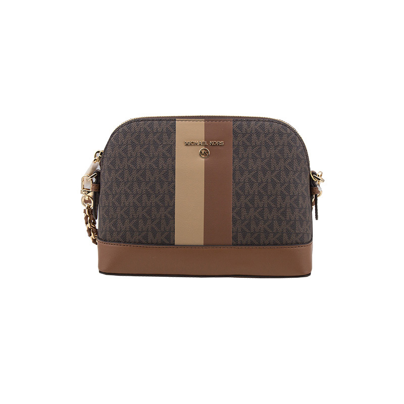 Michael Kors New Color-Blocked Chain Bag Women's Zipper Bag Handbag 32S2Gt9C7U