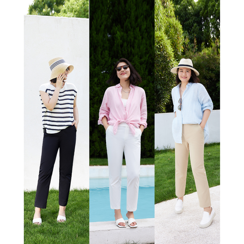 Jomode's "Paper Pants" Are Highly Recommended! Summer Thin High-Waisted Straight-Leg Slimming Commuter Casual Cropped Pants for Women Jomode's "Paper Pants" Are Highly Recommended! Summer Thin High-Waisted Straight-Leg Slimming Commuter Casual Cropped Pants for Women