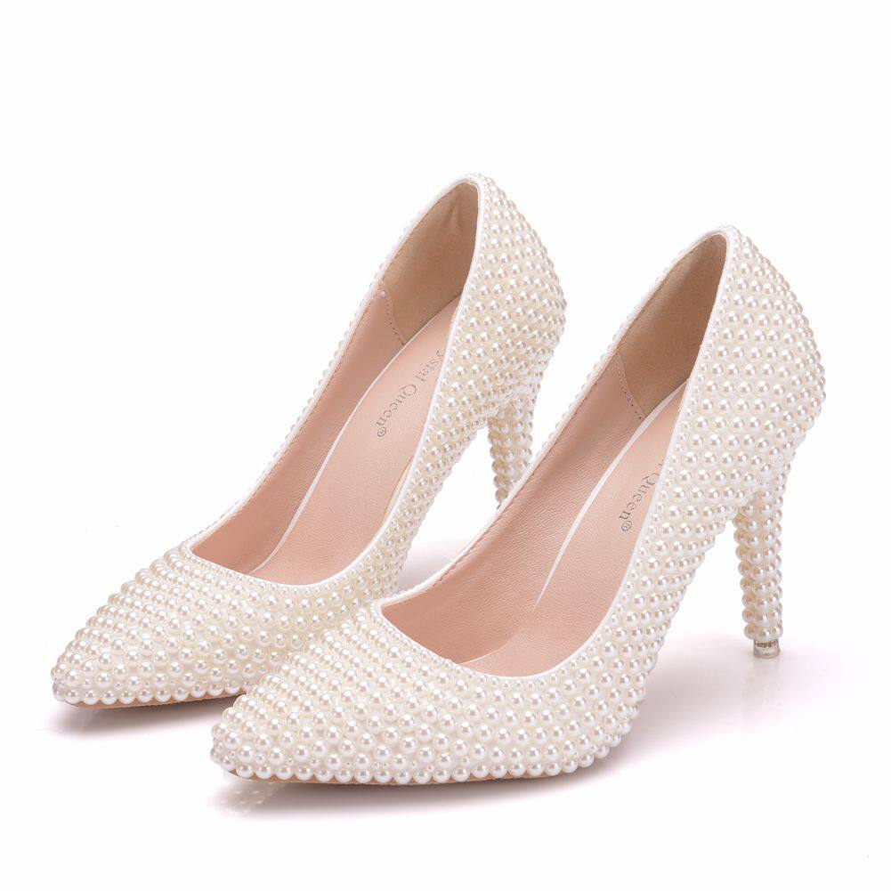 beaded wedding shoes