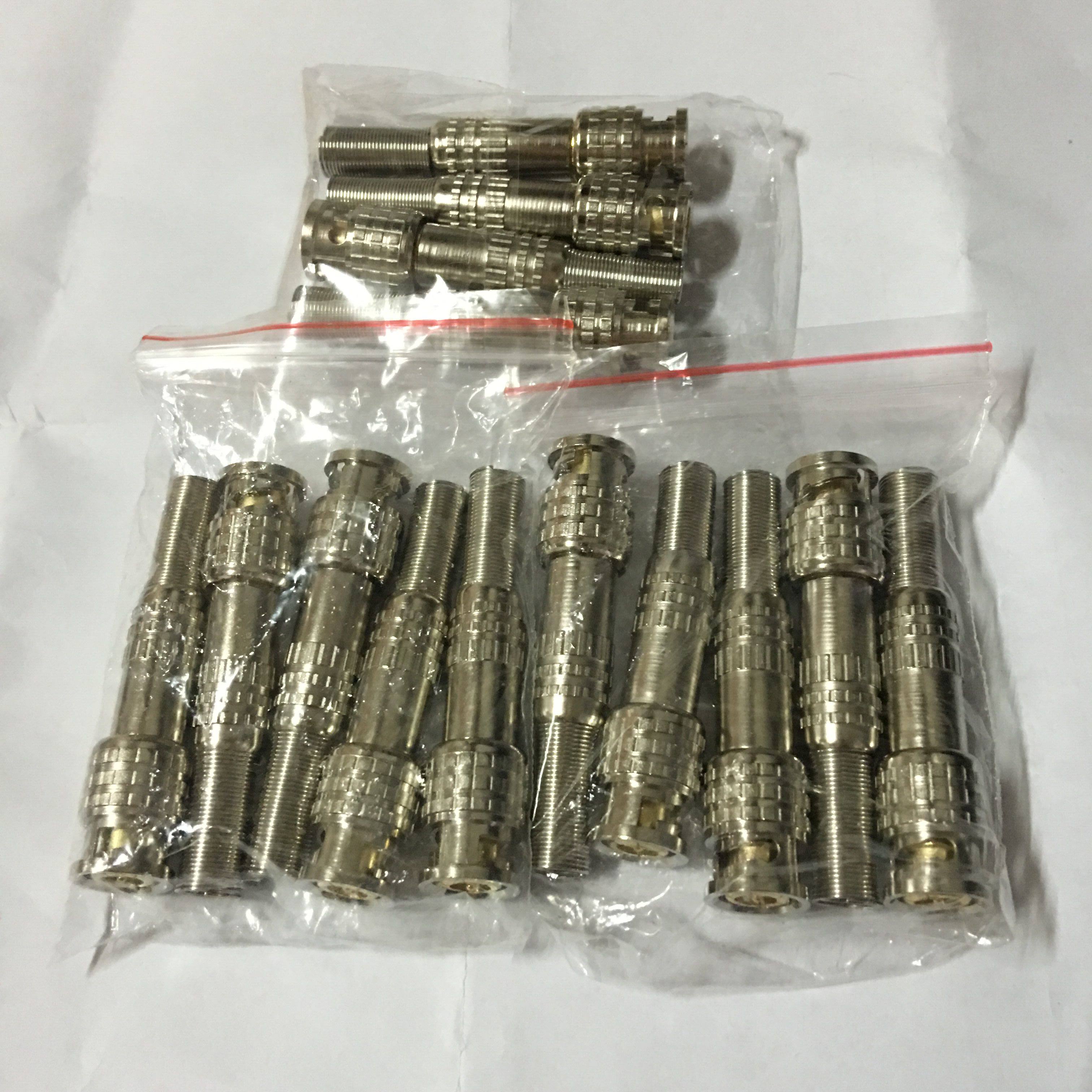 Q9 head BNC connector pure copper gold-plated video cable connector surveillance camera accessories American welding-free joint