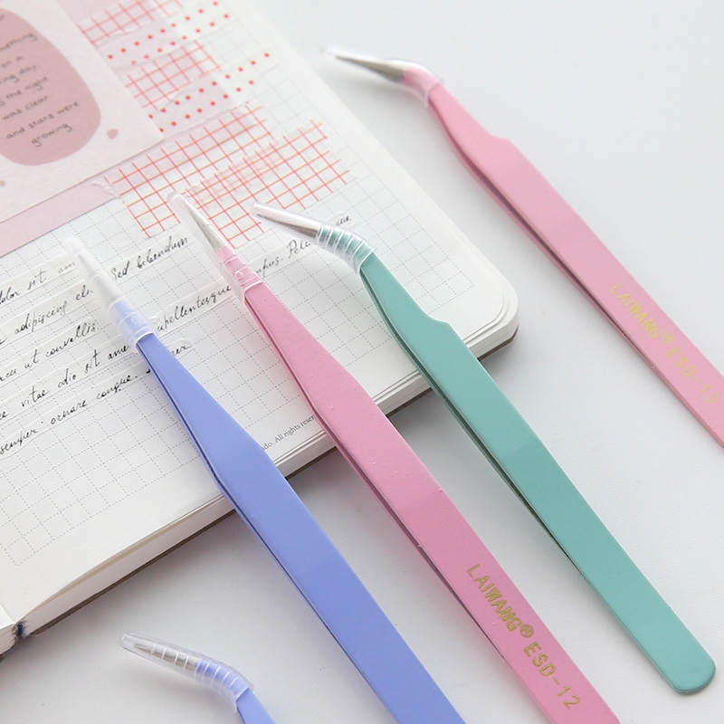 Color hand account tweezers release paper and paper tape stickers collage gadgets gadgets for hand accounts