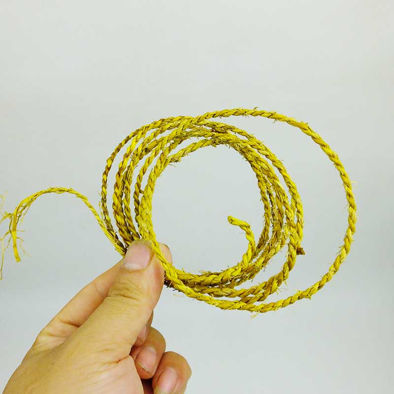 Straw rope 1m 2m 3m 5m fine rope handmade woven rope Glutinous Rice Rod Rope Gardening Appendage