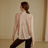 Спортивная одежда для йоги, быстросохнущий лонгслив для спортзала, свободный крой, по фигуре, для бега, большой размер