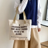 Шоппер, портативная универсальная вместительная и большая сумка на одно плечо, в корейском стиле