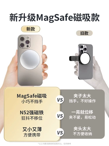 Мобильный телефон Селфи зеркал Magsafe задний магнитный всасывающий всасывающий всасывание Высокоопределение вспомогательное артефакт