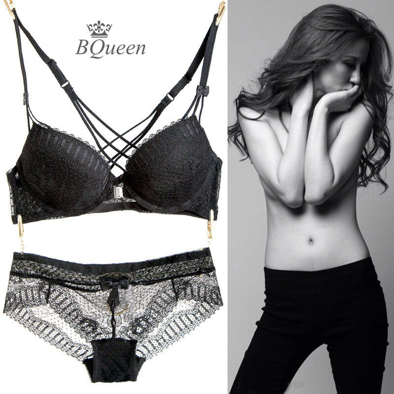 Front Buckle Beauty Back Slim with underwear Women's small breasts gather sexually apologetes Sexy Bra Erotic to Temptation-Taobao