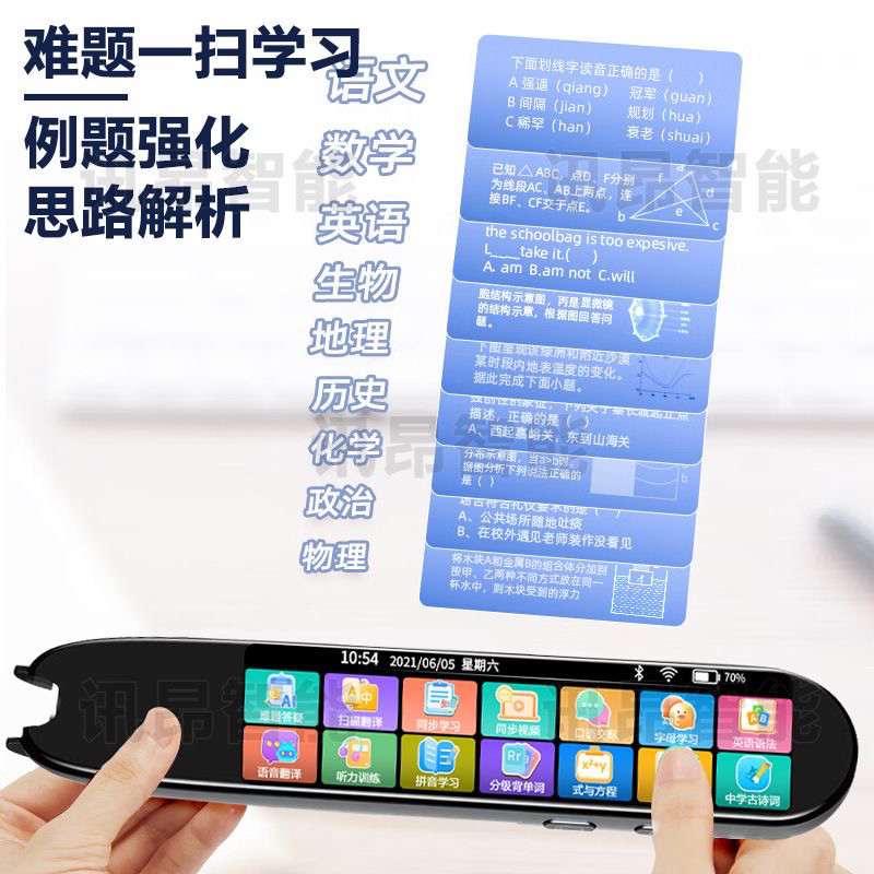 English Reading Pen, Translation Pen, Learning Tool for Elementary, Middle, and High School, Multifunctional Dictionary Pen, Intelligent and Versatile