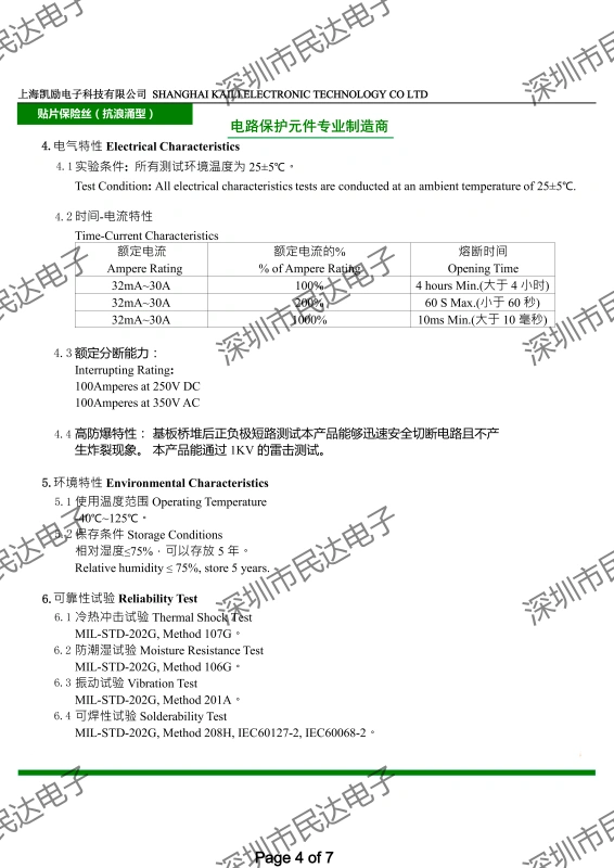 Cầu chì 1808/2410 SMD 0,25/0,5A/1A/1,5A/2A/3A 125V220V/250V