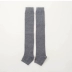 Vớ cotton vớ đầu gối đặt màu rắn bước qua đầu gối vớ chống trượt cotton mỏng đa năng cao vớ vớ dày mùa đông Vớ mắt cá chân
