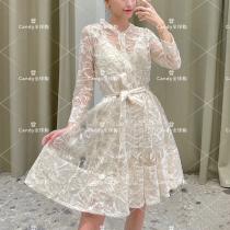 France maje21 Spring Summer Sweet Sexy Hook Lace Lace Girdle Short Skirt Princess Dress