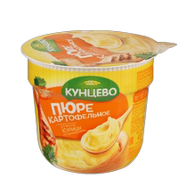 Russian Kuntsevo mashed potato powder 12 cups brewed ready-to-eat meal replacement food instant no-cook breakfast imported