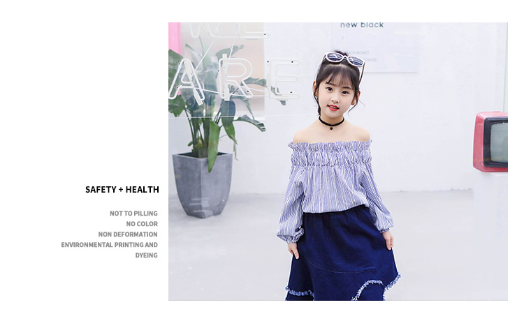 Quần áo trẻ em nữ mùa thu 2019 mới nữ lớn thời trang trẻ em hipster mạng màu đỏ phù hợp với thời trang váy denim hai mảnh - Phù hợp với trẻ em ao so sinh be trai